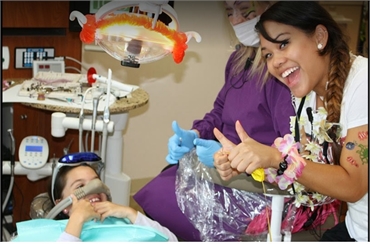 Happy Seattle pediatric dental patient at Fidler On The Tooth