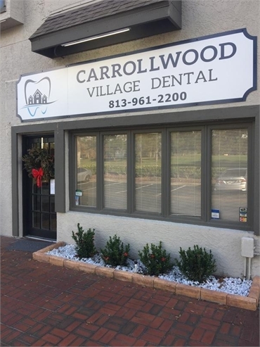 Front entrance of Carrollwood Village Dental