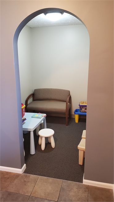 Kid's playroom at Ellettsville Dental Care