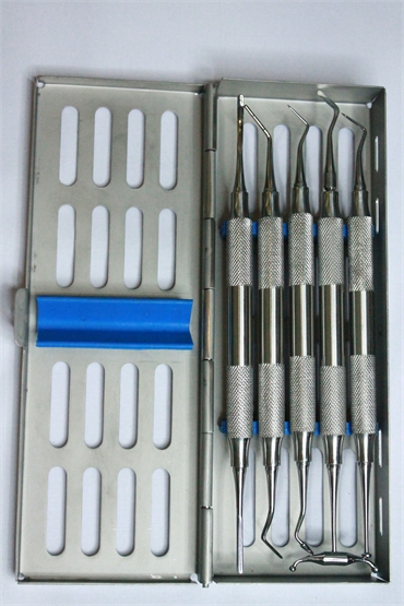 Dental Sterilization Cassette with Instruments