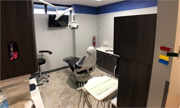 Patient treatment area at Dental Center of Florence