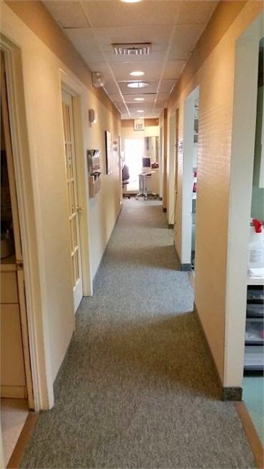 Hallway at A Caring Dental Group Cleveland
