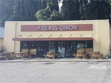 The Glass Onion at 7 minutes drive to the east of Charleston Family Dentistry
