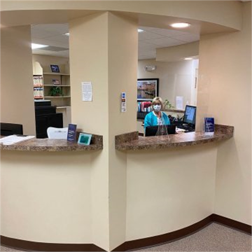 Quincy Dental Associates Reception area