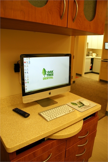 Patient desk at our family dentistry in McLean