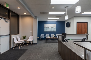 Reception and waiting area at Westmister Dental Care