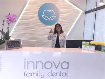 Ever smiling front desk staff at Bolingbrook dentist Innova Family Dentist